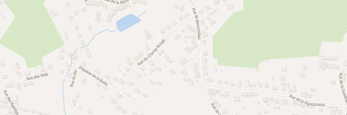 Plan du 7 Rue du Champ Rouge à Saint-Léger-des-Vignes