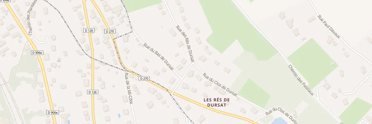 Plan du 5 Rue des Rés de Dursat au Vernet
