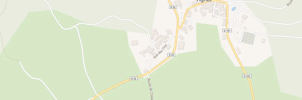 Plan du 5027 Le Bourg à Agnat