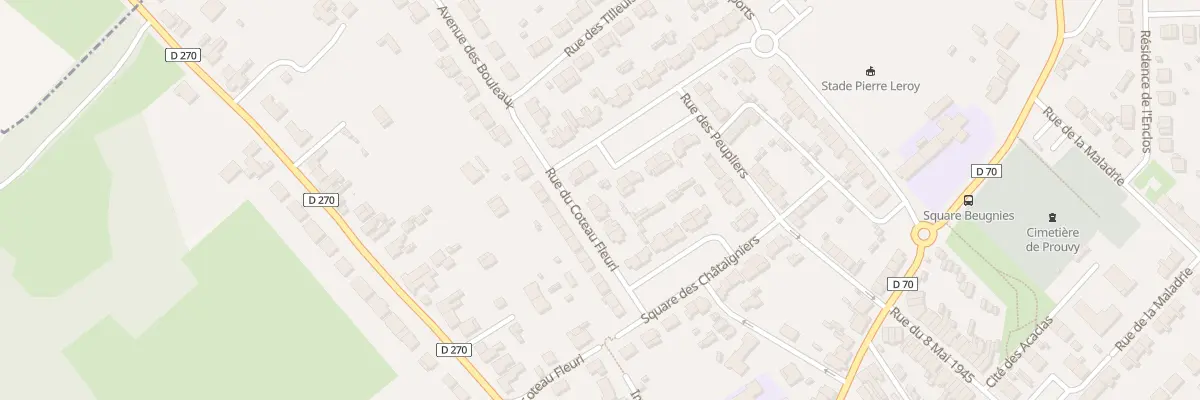 Plan du 37 Rue du Coteau Fleuri à Prouvy