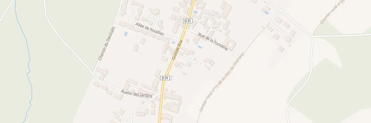 Plan du 99A Grande rue à Fleury-la-Vallée