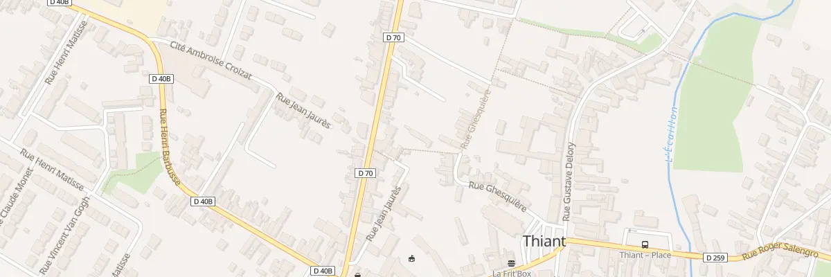 Plan du 11 Rue Ghesquière à Thiant