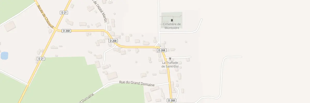 Plan du 32 Rue du Colonel Besson à Montoldre