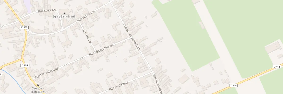 Plan du 39 Rue du Maréchal Foch à Saulzoir
