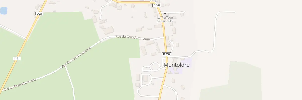 Plan du 3 Rue du Grand Domaine à Montoldre