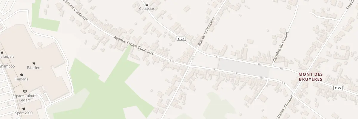 Plan du 1047 Av Ernest Couteaux à Saint-Amand-les-Eaux