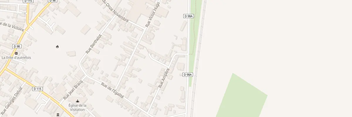 Plan du 1 Rue Ampere à Bertry