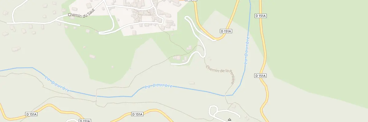 Plan du 5511 Le Moulin à Dourbies