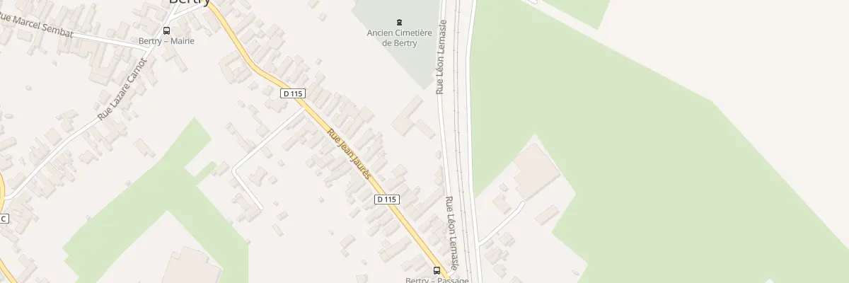 Plan du 32 Rue Léon Lemasle à Bertry