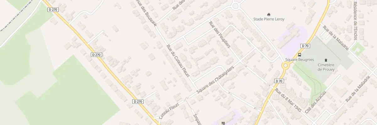 Plan du 35 Rue du Coteau Fleuri à Prouvy