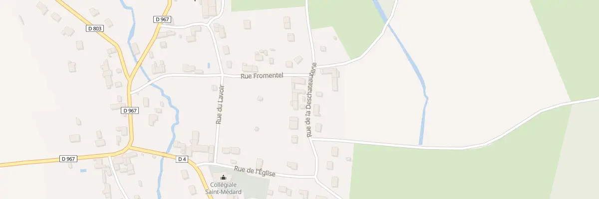 Plan du 11 Rue de la Déschateauterie à Épieds