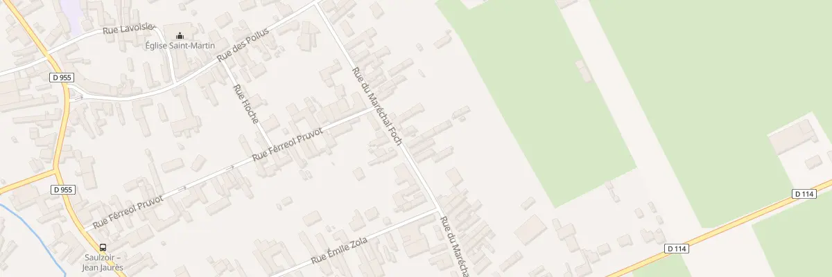 Plan du 43 Rue du Maréchal Foch à Saulzoir