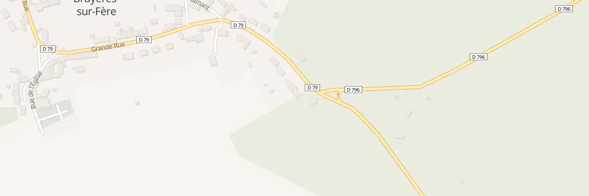 Plan du 4 Gr Grande Rue à Bruyères-sur-Fère