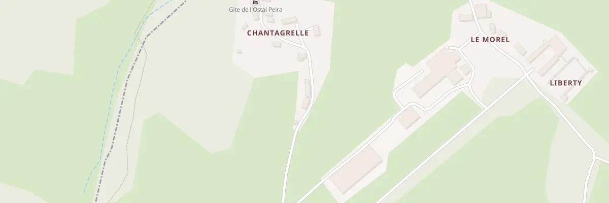 Plan du 5153 Chantagrelle à Condat-lès-Montboissier