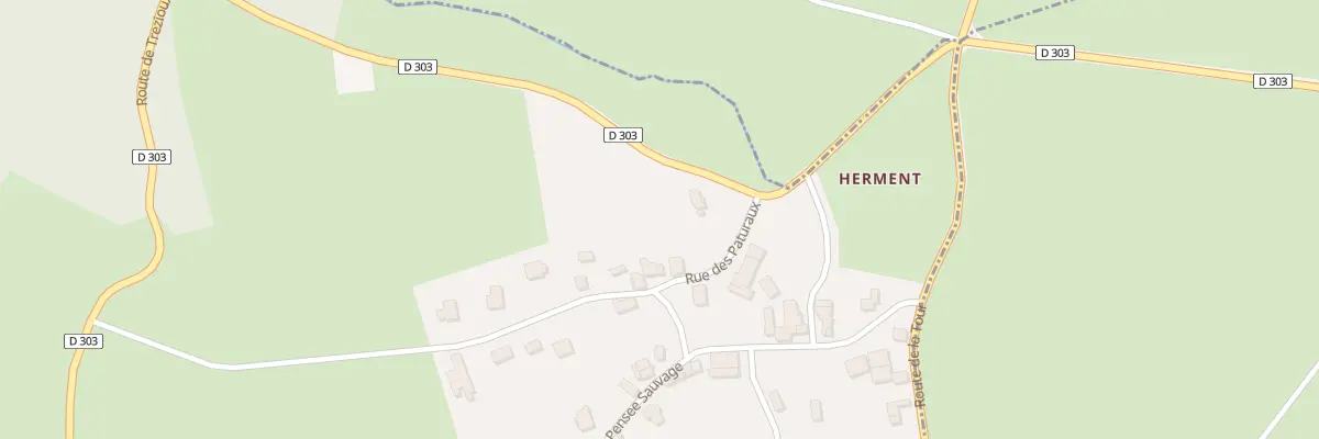 Plan du 5123 Herment à Bongheat