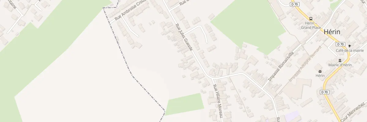 Plan du 53B Rue Jules Guesde à Hérin