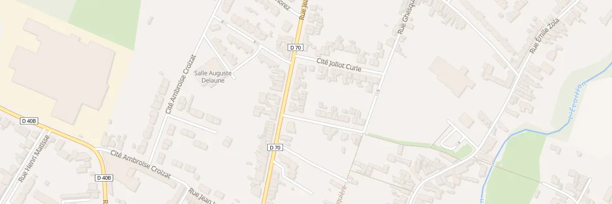 Plan du 11 Cité Joliot-curie à Thiant