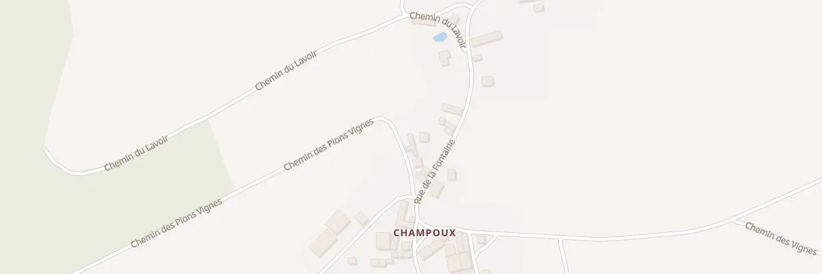 Plan du 6 Che des Pions Vignes aux Hauts de Forterre