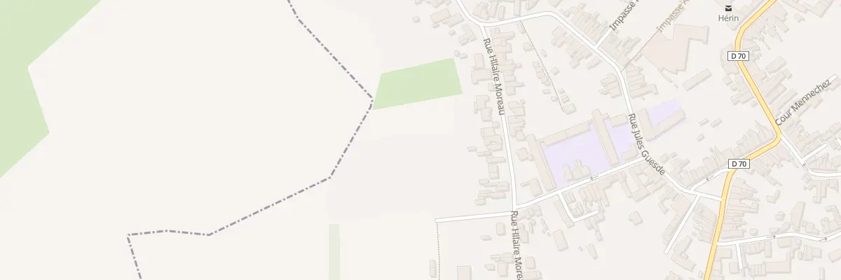 Plan du 10 Rue Hilaire Moreau à Hérin
