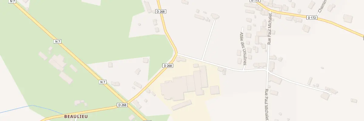 Plan du 9 Rue de la Croix de Pierre à Rongères