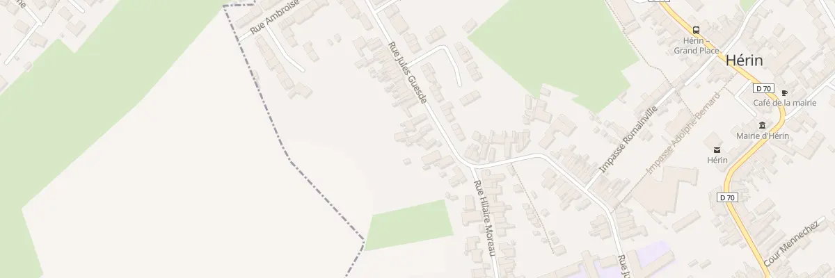 Plan du 49 Rue Jules Guesde à Hérin