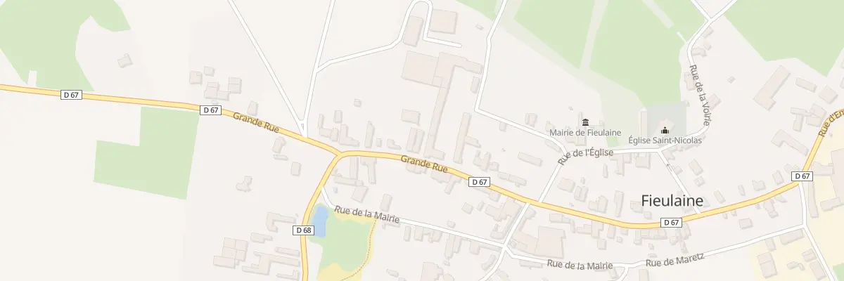 Plan du 18 Gr Gde Rue à Fieulaine