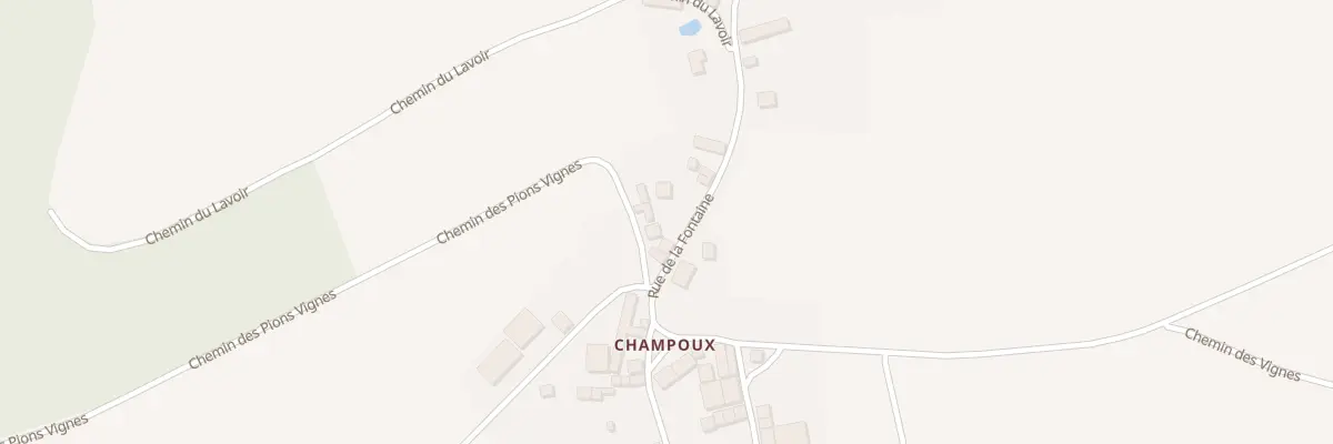 Plan du 2 Che des Pions Vignes aux Hauts de Forterre
