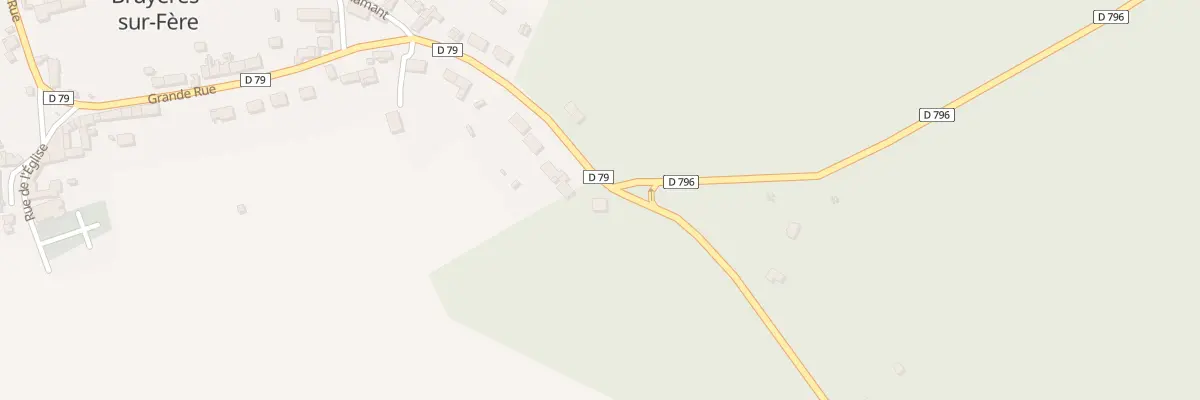 Plan du 2 Gr Grande Rue à Bruyères-sur-Fère