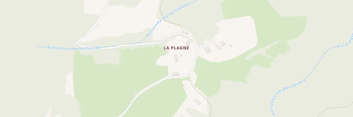 Plan du 138 La Plagne à Saint-Jean-des-Ollières