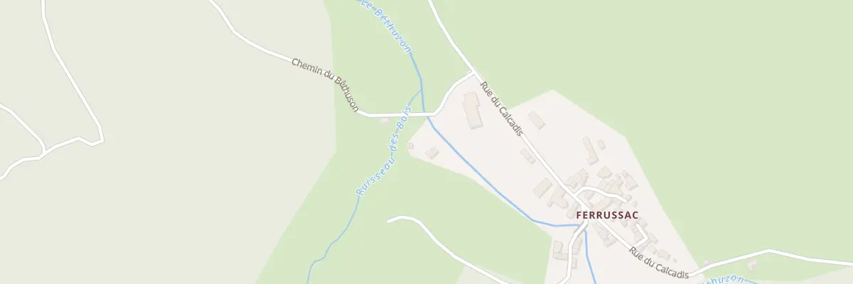 Plan du 5096 Ferrussac à Meyrueis