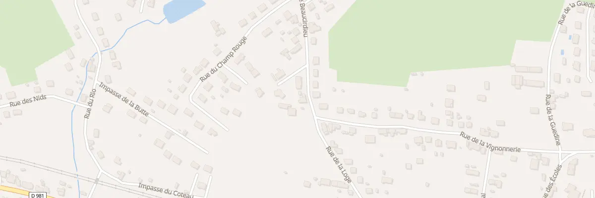 Plan du 1 Rue de Beaucirdieu à Saint-Léger-des-Vignes