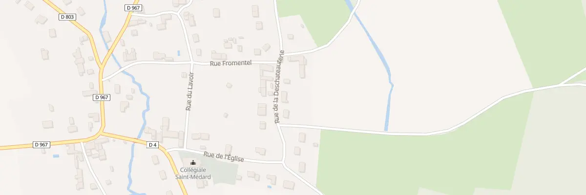 Plan du 8 Rue de la Déschateauterie à Épieds
