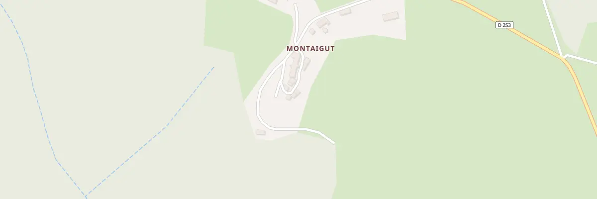 Plan du 5249 Montaigut à Brousse