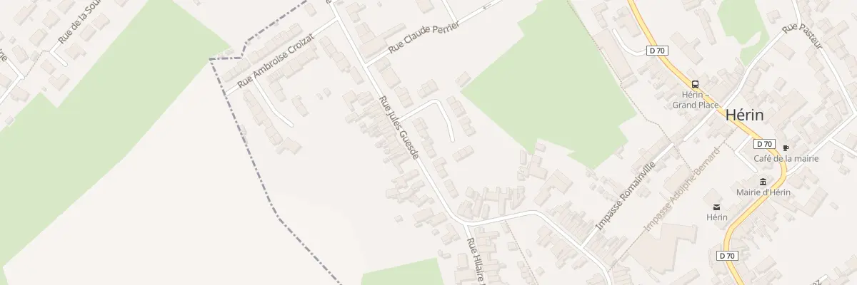 Plan du 90 Rue Jules Guesde à Hérin