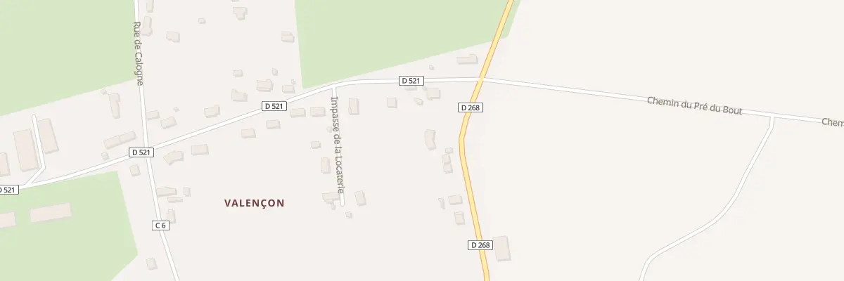 Plan du 60 Rte de la Forterre à Montoldre