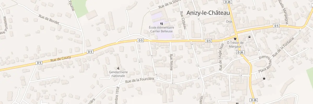 Plan du 1 Rue du Chapeau Rouge à Anizy-le-Grand