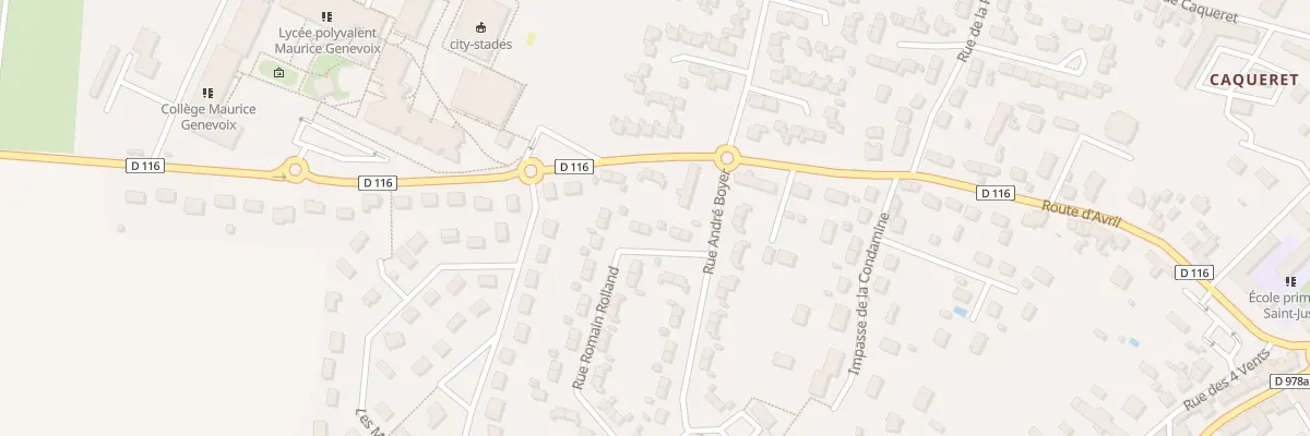Plan du 4 Rue Romain Rolland à Decize