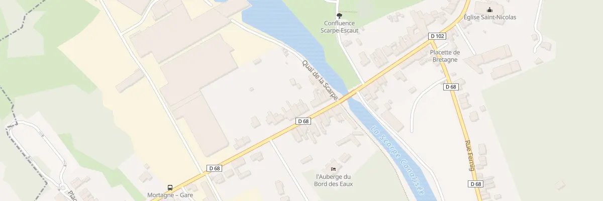 Plan du 8 Rue du Cdt Chaumonot à Mortagne-du-Nord