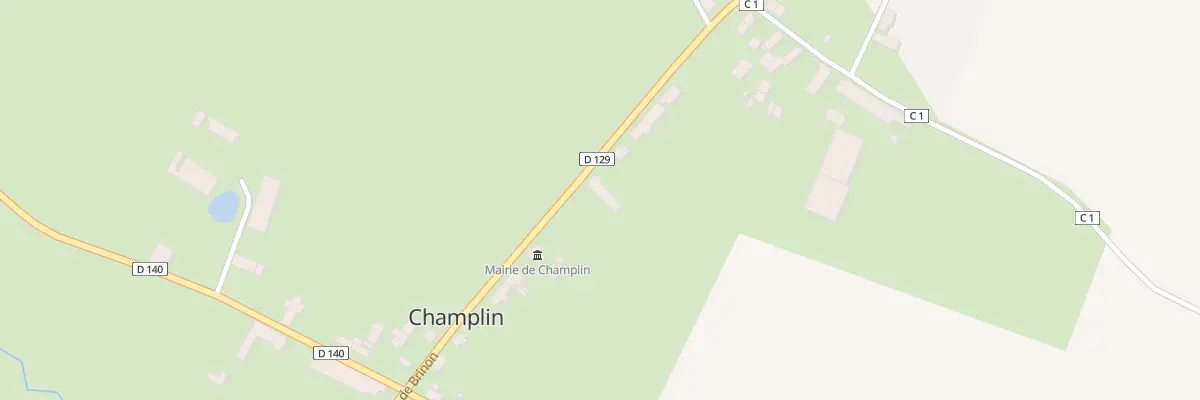 Plan du 23 Rte de Brinon à Champlin