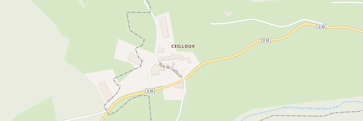 Plan du 5048A Ceilloux à Peslières