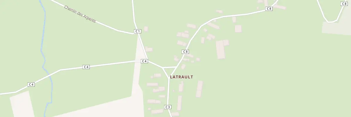 Plan du 45 Latrault à Breugnon