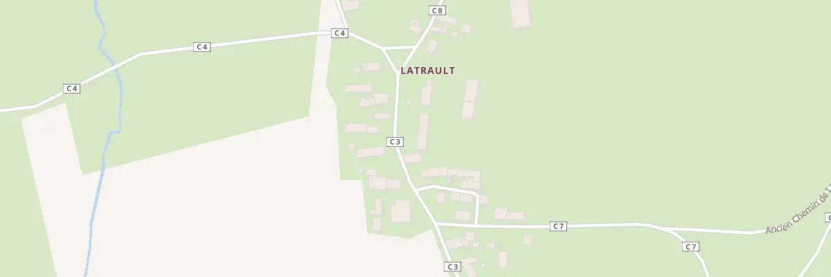 Plan du 64 Latrault à Breugnon
