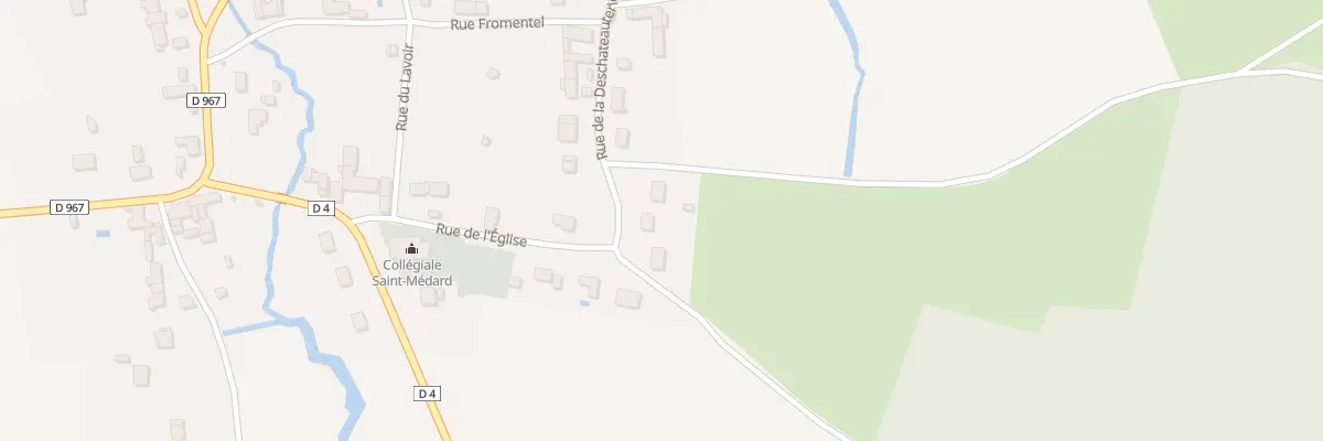 Plan du 2 Rue de la Déschateauterie à Épieds