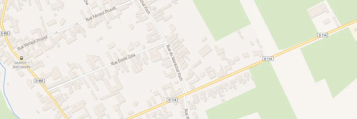 Plan du 85 Rue du Maréchal Foch à Saulzoir