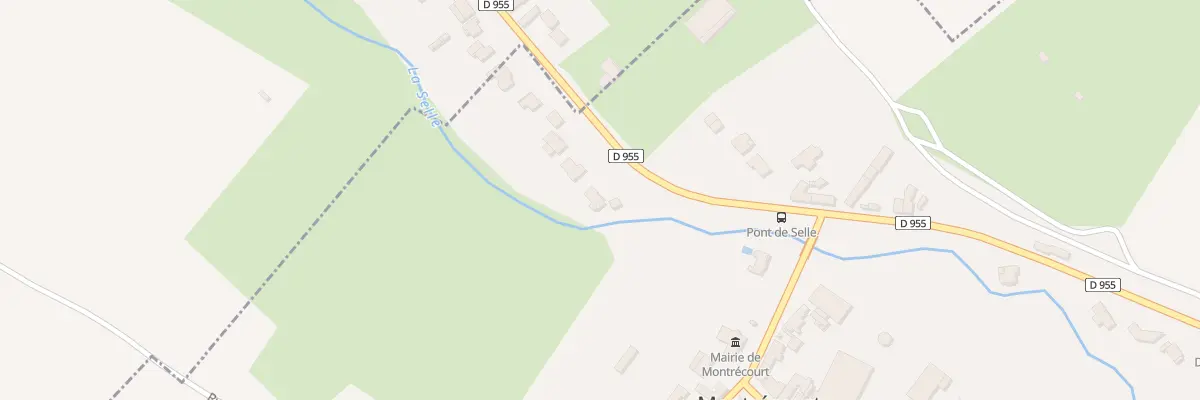 Plan du 1 Rte de Saulzoir à Montrécourt