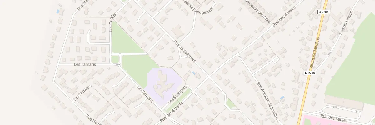 Plan du 30 Rue de Betzdorf à Decize