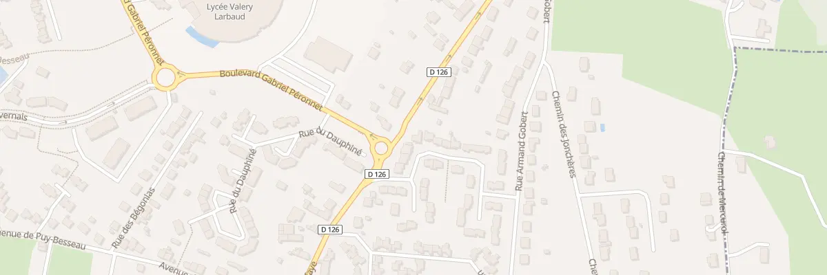Plan du 7 Rue du Languedoc à Cusset