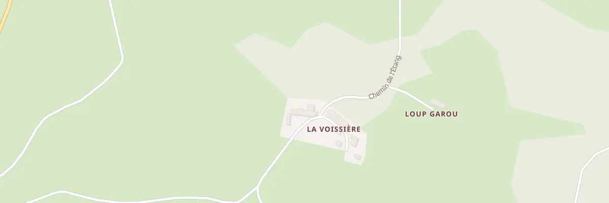 Plan du 5816 La Voissiere au Vernet-Chaméane