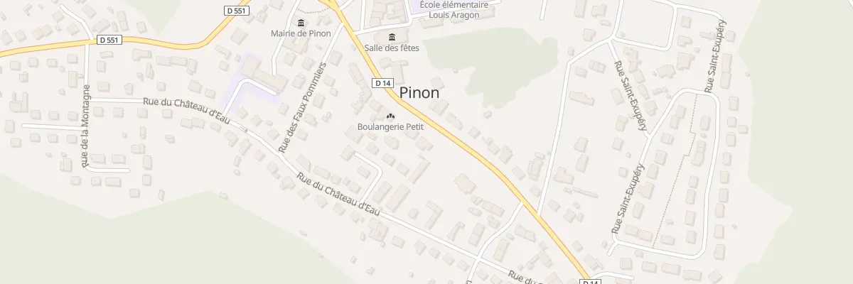 Plan du 10B Rue de la Vendée à Pinon