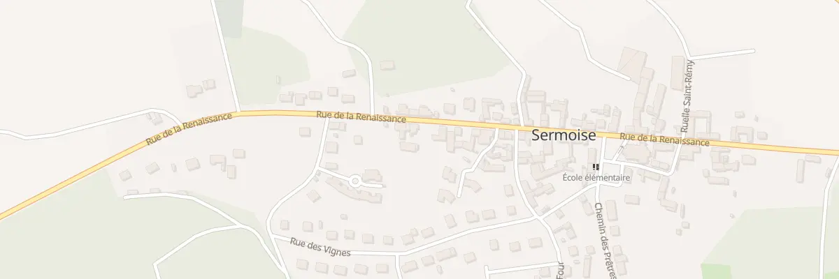 Plan du 34 Rue de la Renaissance à Sermoise